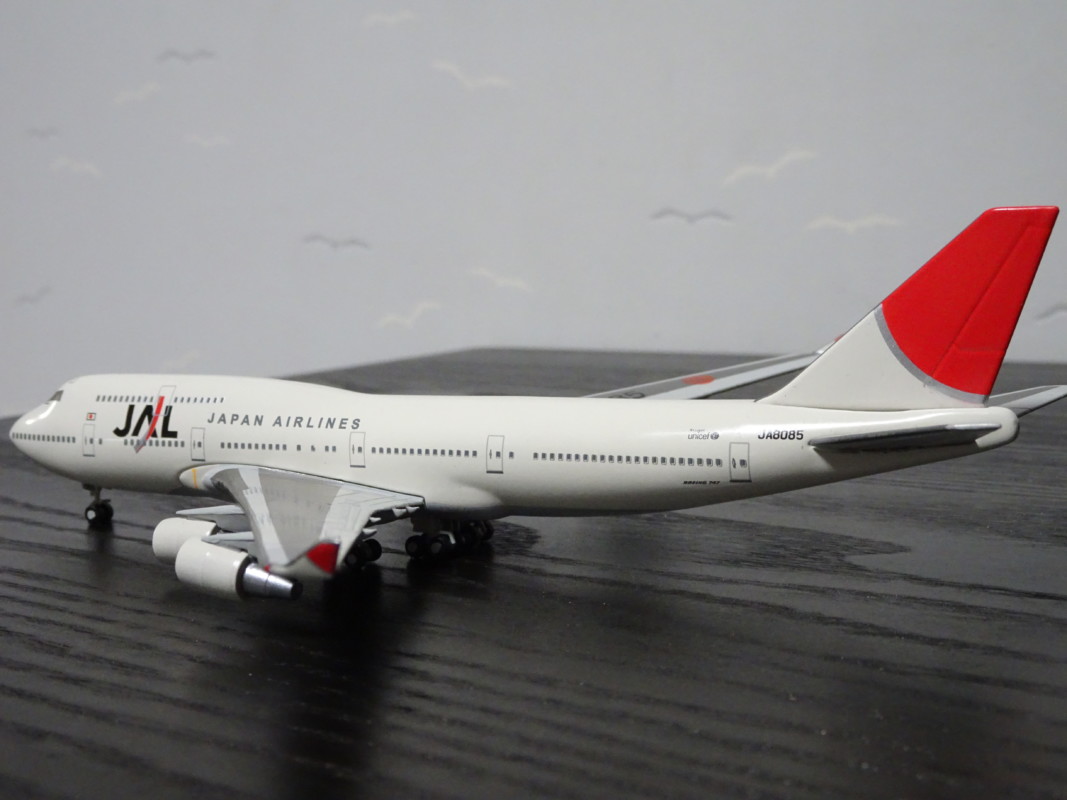 JAL B747-400 アーク塗装 - 航空機